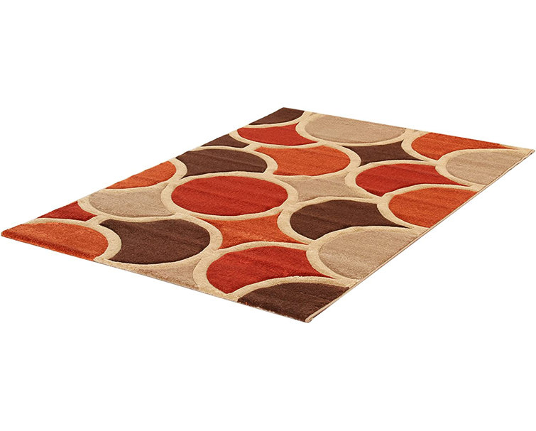 Brayden Studio 150 X 100Cm Red/Black Area Rug Wayfair.co.uk